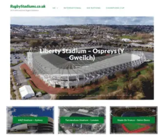 Rugbystadiums.co.uk(UK & International Rugby Stadiums) Screenshot