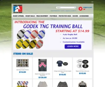 RugbyStore.com(Matt Godek Rugby & Soccer Supply) Screenshot