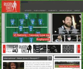 Rugbyunit.com(Rugbyunit) Screenshot