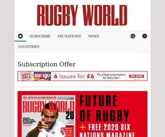 Rugbyworld.com(Rugby World) Screenshot
