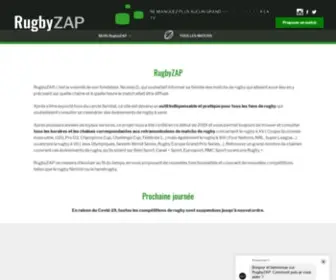 Rugbyzap.fr(Ne manquez plus aucun grand match de RUGBY à la tv) Screenshot