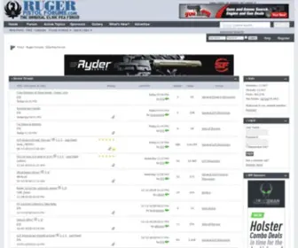 Rugerpistolforums.com(Ruger Pistol Forums) Screenshot
