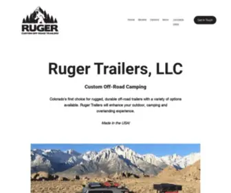 Rugertrailers.com(Ruger Trailers) Screenshot