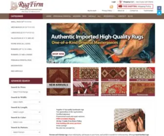 Rugfirm.com(Persian Rugs) Screenshot