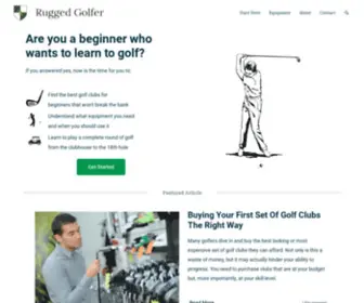 Ruggedgolfer.com(The Golf Authority For Beginners) Screenshot