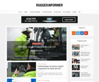 Ruggedinformer.com(A Blog about Rugged Handheld Computers) Screenshot