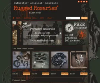 Ruggedrosary.com(Rugged Rosaries) Screenshot