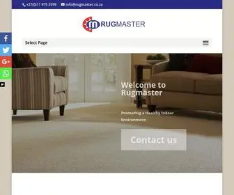 Rugmaster.co.za(Rug, carpet and upholstery cleaning services) Screenshot