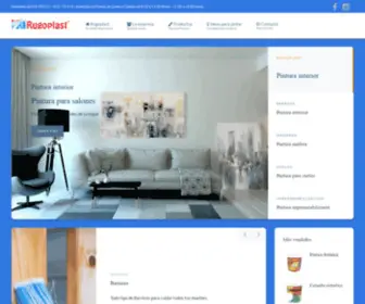 Rugoplast.com(Pinturas Rugoplast) Screenshot