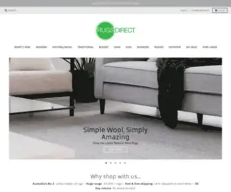 Rugsdirect.com.au(Designer & Handmade Floor Carpet Rugs For Sale Online Australia) Screenshot