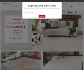 Rugsdirect.com(Shop Rugs by Size) Screenshot