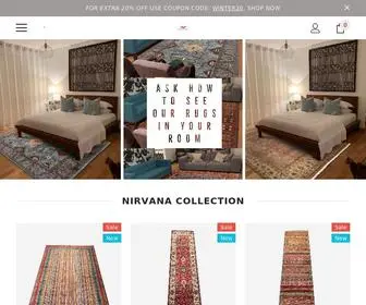 Rugshook.com(Finest Handmade Rugs for Every Budget) Screenshot