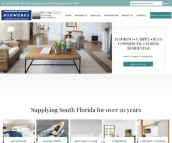 Rugworksflorida.com(Flooring store in Pompano Beach) Screenshot