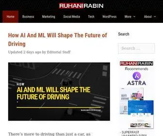 Ruhanirabin.com(Daily resources about Social Media) Screenshot