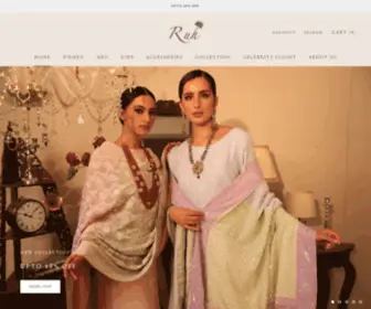 Ruhclothing.co.in(A luxury designer chikankari ensemble. RUH) Screenshot