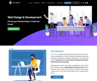 Ruhidesain.com(Jasa Web Design) Screenshot