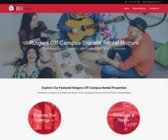 Ruhome.com(Premium Apartments near Rutgers) Screenshot