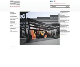 Ruhrmuseum.de(Startseite) Screenshot