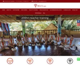 Ruhyoga.com(Yoga ttc in Goa l 200 Hrs Yoga TTC Goa) Screenshot