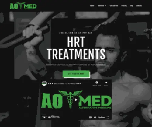 Rui-Products.com(AO MED Alternative Medicine) Screenshot