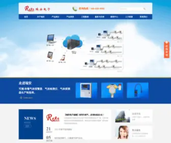 Ruiandianzi.com(济南瑞安电子有限公司网站) Screenshot