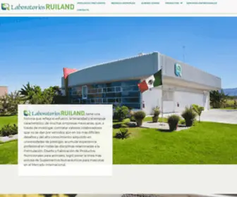 Ruiland.com.mx(Laboratorios Ruiland) Screenshot