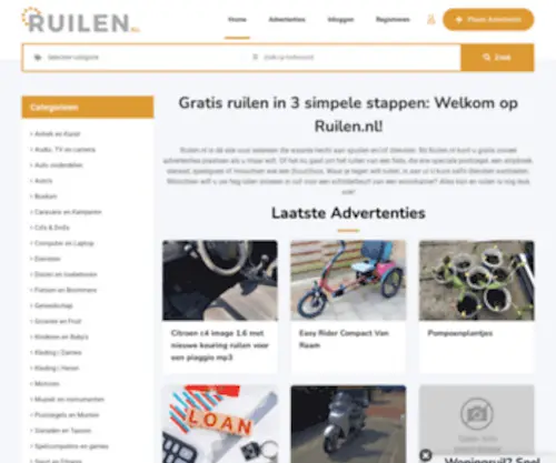Ruilen.nl(Woning ruilen) Screenshot