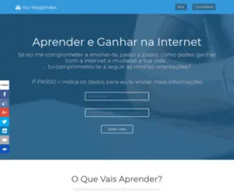 Ruimagalhaes.net(Aprender e Ganhar na Internet) Screenshot