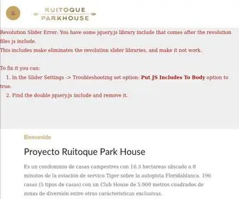 Ruitoqueparkhouse.co(Casas Campestres en venta en Bucaramanga) Screenshot