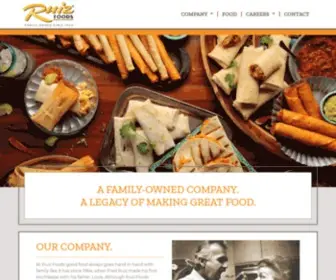RuizFoods.com(El Monterey Mexican Food and Mexican Recipes) Screenshot