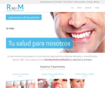 Ruizmaxilofacialmadrid.es(Maxilofacial) Screenshot