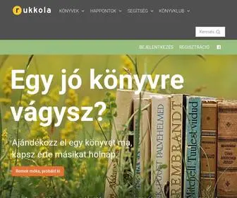 Rukkola.hu(Rukkola Könyvcserélde) Screenshot
