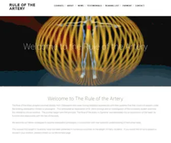 Ruleoftheartery.com(RULE OF THE ARTERY) Screenshot