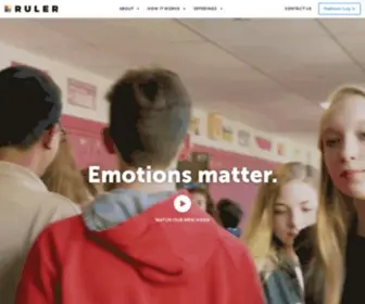 Rulerapproach.org(Yale Center for Emotional Intelligence) Screenshot