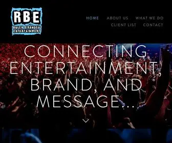 Rulerentertainment.com(RULER BRANDED ENTERTAINMENT) Screenshot