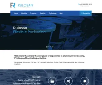 Rulosan.com(RULOSAN FLEXIBLE PACKAGING) Screenshot