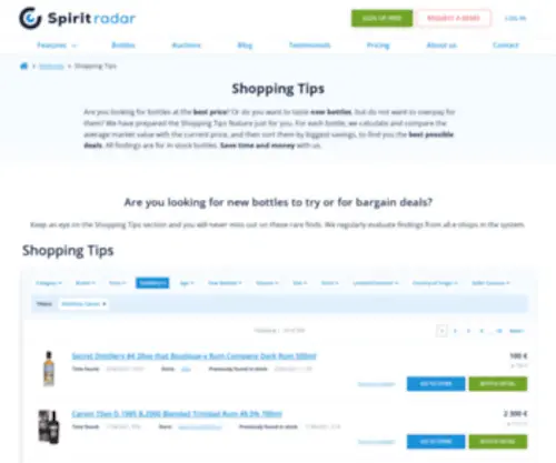 Rum-Time.com(Shopping Tips) Screenshot