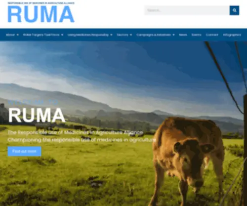 Ruma.org.uk(Responsible use of medicines in agriculture alliance) Screenshot