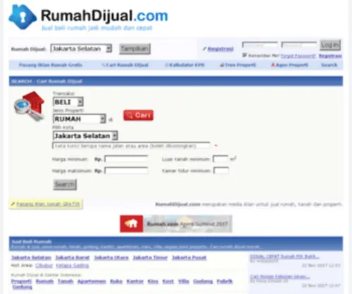 Rumahdijual.org(RumahDijual.com = Iklan Jual Rumah) Screenshot