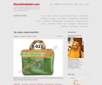 Rumahindustri.com(Pabrik Konveksi Tas Seminar Kit Murah Terpercaya Bandung) Screenshot