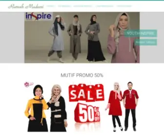 Rumahmadani.com(Pusat Belanja Busana Muslim Berkualitas) Screenshot