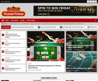 Rumahpoker88.com Screenshot