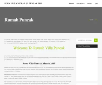 Rumahpuncak.com(SEWA VILLA DI PUNCAK CIPANAS HARGA MURAH TERBARU) Screenshot