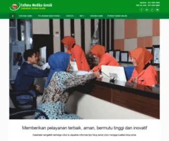 Rumahsakitfathmamedika.com(Rumah Sakit Fathma Medika Gresik) Screenshot