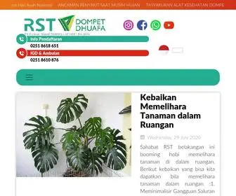 Rumahsehatterpadu.or.id(RS Rumah Sehat Terpadu Dompet Dhuafa) Screenshot