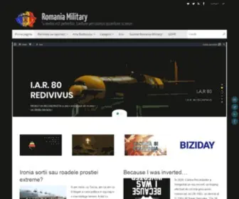 Rumaniamilitary.ro(Romania Military) Screenshot