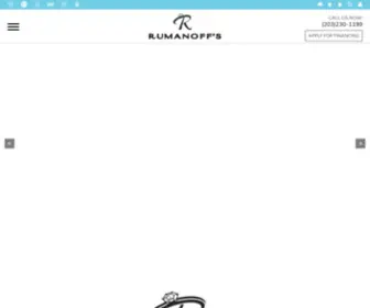 Rumanoffs.com(Rumanoff's Fine Jewelry) Screenshot