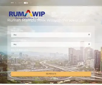 Rumawip.com.my(Rumah Mampu Milik Wilayah Persekutuan (2020)) Screenshot