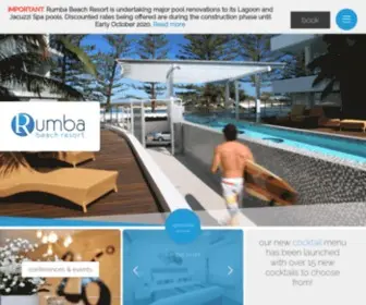 Rumbaresort.com.au(Rumba Resort) Screenshot