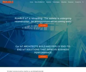 Rumbleiot.com(Performance driven) Screenshot